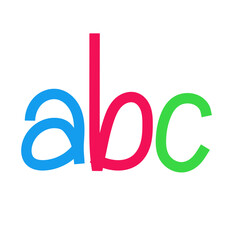 Colorful Alphabet for Educational Use
