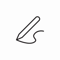 pen writing icon vector sign