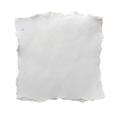 Torn vintage notebook paper with distressed edges and a textured surface, perfect for scrapbooking, background designs, or creative projects. Isolated on transparent background, png.