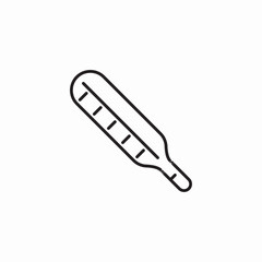thermometer temperature measure icon vector sign