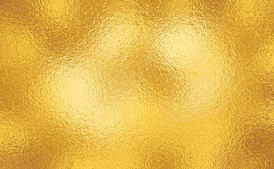 Vector gold foil texture background. Abstract gradient bright and shiny light reflection rough texture surface. Vector illustration for background, backdrop, web, wallpaper, print and design artwork.