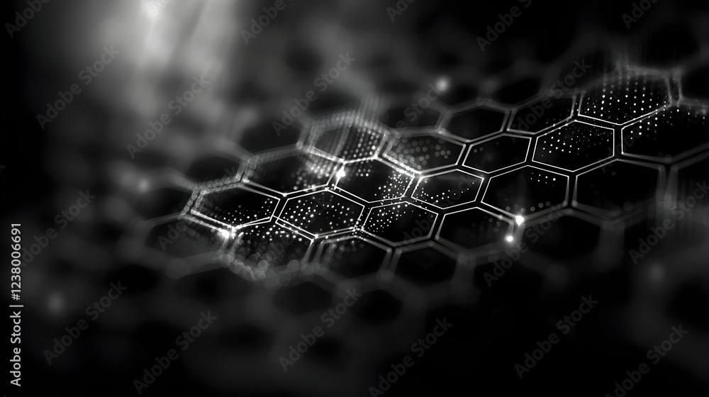 Poster abstract network data flow, digital technology background