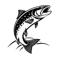 Top sea fish vector art design