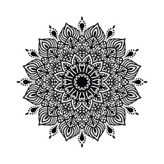 Hand-Drawn New stylish ethnic, ornamental, tribal, healing,flower Mandala Art Intricate Designs for Mindfulness & Creativity