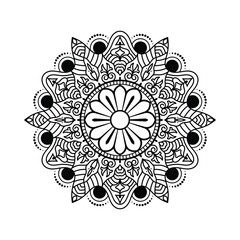 Hand-Drawn New stylish ethnic, ornamental, tribal, healing,flower Mandala Art Intricate Designs for Mindfulness & Creativity