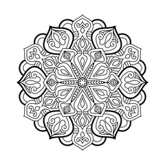 Hand-Drawn New stylish ethnic, ornamental, tribal, healing,flower Mandala Art Intricate Designs for Mindfulness & Creativity
