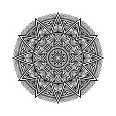 Hand-Drawn New stylish ethnic, ornamental, tribal, healing,flower Mandala Art Intricate Designs for Mindfulness & Creativity
