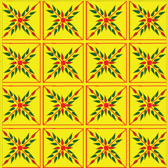 seamless pattern with flowers