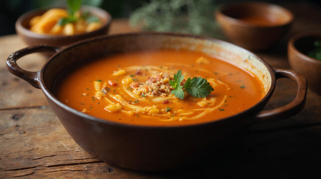 Soup in bowl