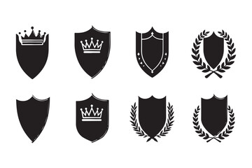 Obraz premium Elegant Heraldic Shield Emblems
