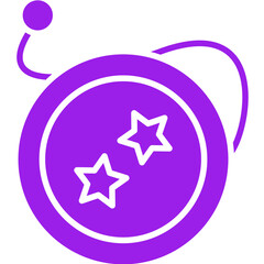 Yoyo icon single vector illustration