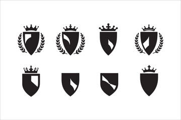 Obraz premium Elegant Heraldic Shield Emblems