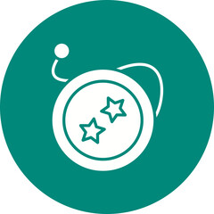 Yoyo icon single vector illustration