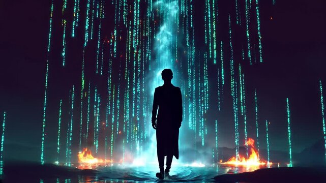 generative video. wizard awareness of astral energies of the subtle plane