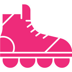 Roller Skate icon single vector illustration