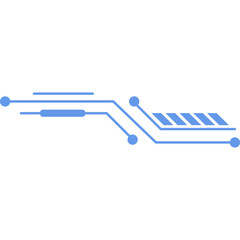 Futuristic Line Technology