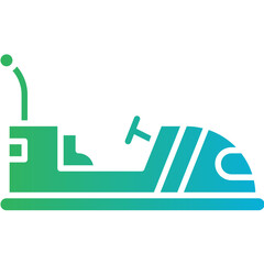 Bumper Car icon single vector illustration
