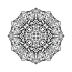 Hand-Drawn New stylish ethnic, ornamental, tribal, healing,flower Mandala Art Intricate Designs for Mindfulness & Creativity