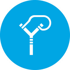 Slingshot icon single vector illustration