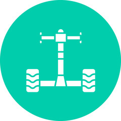 Segway icon single vector illustration