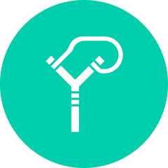 Slingshot icon single vector illustration
