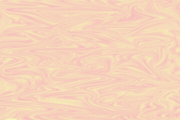 柔らかなピンクとクリーム色が混ざり合うマーブル模様の抽象背景 | Abstract pastel pink and cream marble texture background