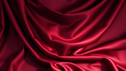 Obraz premium Stunning Red Silk Fabric Texture