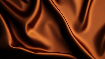 Obraz premium Luxurious Brown Satin Fabric Texture