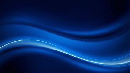 Stunning Blue Abstract Waves Background Design