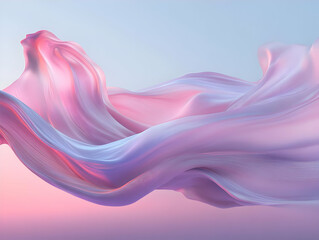 Flowing Fabric: Abstract Pink Hues