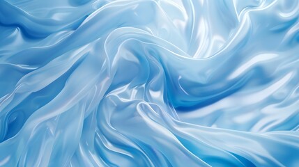 Obraz premium Vibrant Abstract Fresh Dewy Moisturizer Display in Cinematic Blue Studio Setting with Visual Aesthetics in