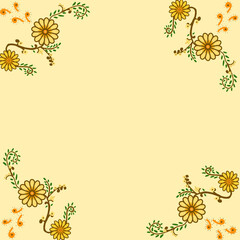 background with flowers