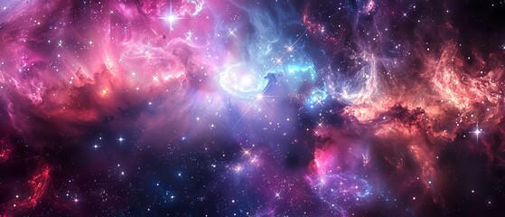 Panoramic Milky Way galaxy brimming with shimmering stars, interstellar dust, and boundless cosmic wonder in an awe-inspiring night sky scene