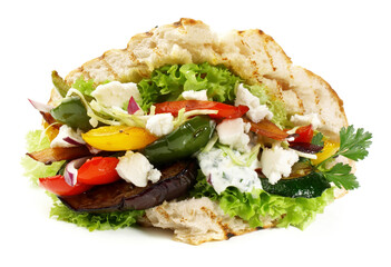 Vegetable Kebab with Feta Cheese - Fast Food