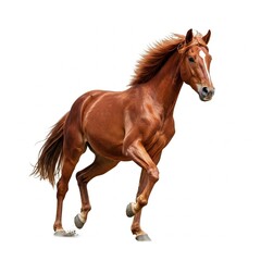 Obraz premium horse isolated on white background