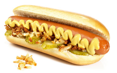Hot Dog with Mustard - Fast Food