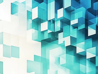 Obraz premium Abstract Geometric Patterns with Gradient Backgrounds and Dynamic Light Effects.