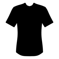 Naklejka premium Schwarzes T-Shirt Symbol - Trikot Icon