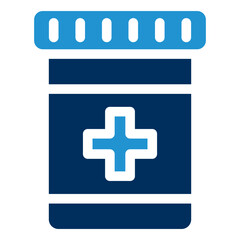 Drugs Blue Color Icon