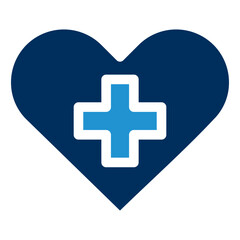 Medicine Blue Color Icon