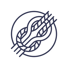 Intertwined ropes symbolize a binding agreement, unity, and strength.