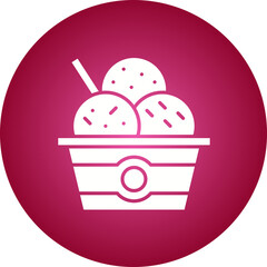 Ice Cream icon single vector illustration