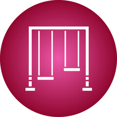 Swing icon single vector illustration