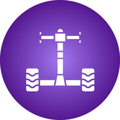 Segway icon single vector illustration