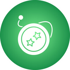 Yoyo icon single vector illustration