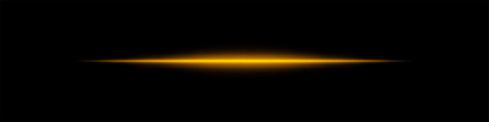 A vibrant yellow light streak glows against a dark black background, creating a futuristic and high-tech abstract visual effect.