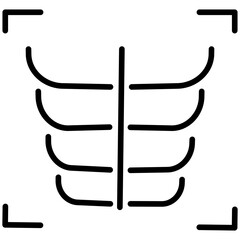Xray Line Icon Style