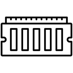 Ram Line Icon Style