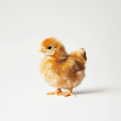 Obraz premium Isolated Chicken on White Background for Marketing Campaigns