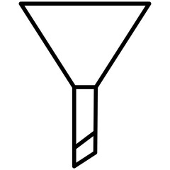 Funnel Line Icon Style